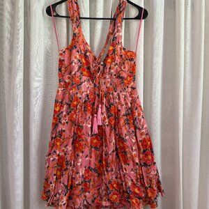 Free People Floral Mini Dress